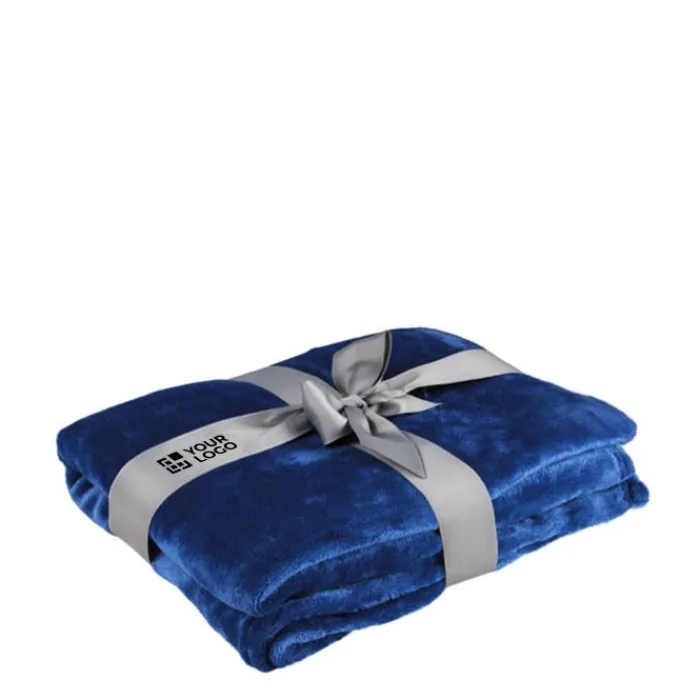 Gift Campaign Coperta morbida 4 colorazioni con nastrino personalizzabile Cosy> Coperte
