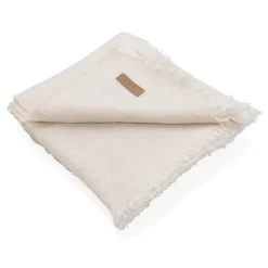 Gift Campaign Coperta personalizzata ecologica con frange ai bordi Ukiyo> Coperte