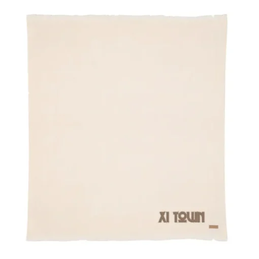 Gift Campaign Coperta personalizzata ecologica con frange ai bordi Ukiyo> Coperte