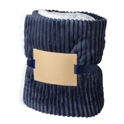 Gift Campaign Coperta pesante in sherpa nastro e biglietto stampabile 440 g/m2 Nepal> Coperte