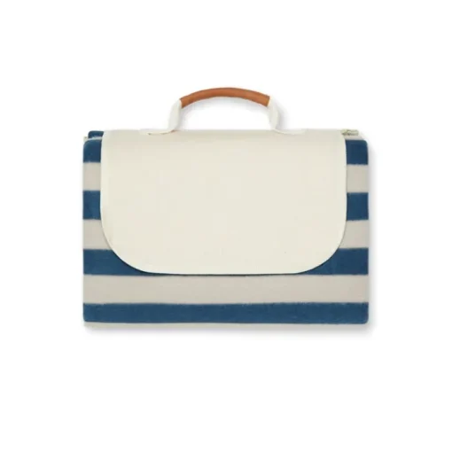 Gift Campaign Coperta picnic pieghevole in RPET con dettagli in ecopelle sintetica> Coperte