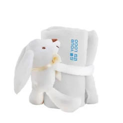 Gift Campaign Coperta promozionale per bambini bianca con coniglietto peluche Rabbit></noscript> Regali Per Bambini|Coperte