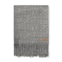 Gift Campaign Coperte con motivo geometrico con frange 130x170cm Geometric Luxe> Coperte