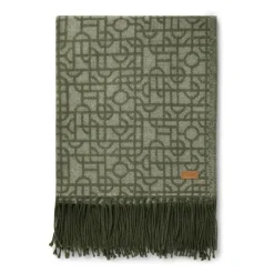 Gift Campaign Coperte con motivo geometrico con frange 130x170cm Geometric Luxe></noscript> Coperte