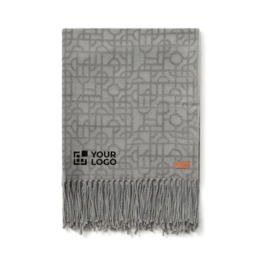 Gift Campaign Coperte con motivo geometrico con frange 130x170cm Geometric Luxe> Coperte