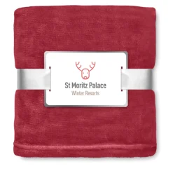 Gift Campaign Coperte in flanella con nastro e biglietto personalizzabile Verbier> Coperte