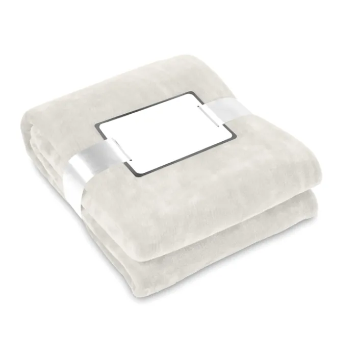 Gift Campaign Coperte in flanella con nastro e biglietto personalizzabile Verbier> Coperte