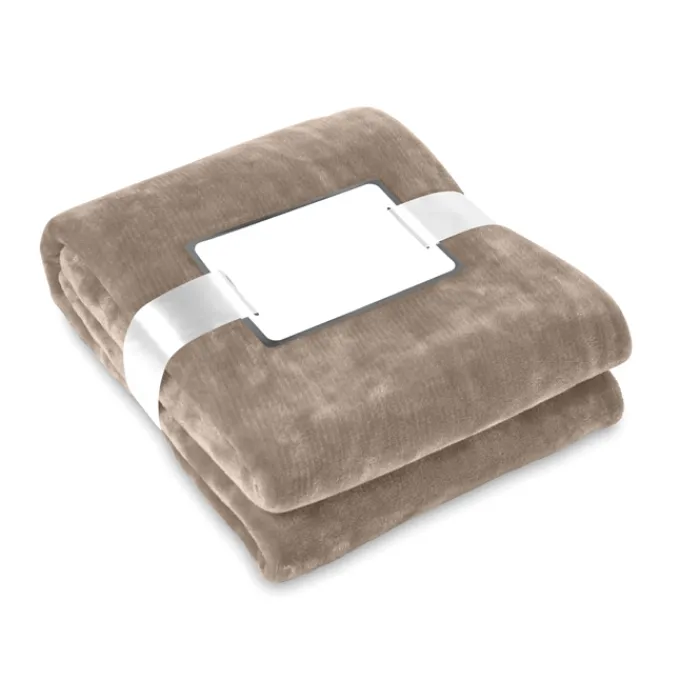 Gift Campaign Coperte in flanella con nastro e biglietto personalizzabile Verbier> Coperte
