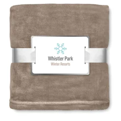 Gift Campaign Coperte in flanella con nastro e biglietto personalizzabile Verbier><noscript><img width=