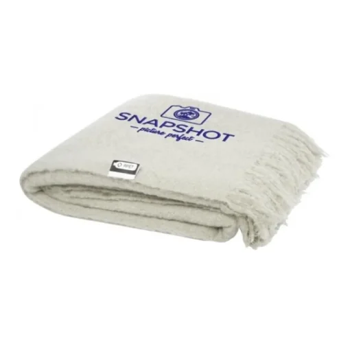 Gift Campaign Coperte morbide in RPET consegnata con nastro 215 g/m2 Mohair> Coperte