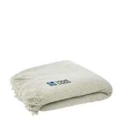 Gift Campaign Coperte morbide in RPET consegnata con nastro 215 g/m2 Mohair></noscript> Coperte