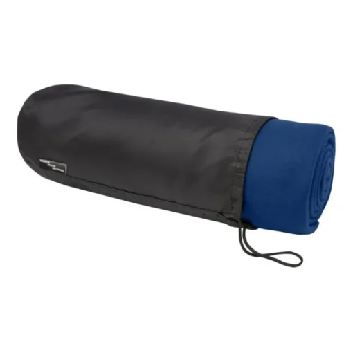 Gift Campaign Coperte personalizzate pile tanti colori in sacchetto coulisse RPET> Coperte