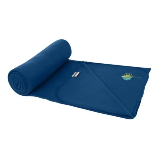 Gift Campaign Coperte personalizzate pile tanti colori in sacchetto coulisse RPET> Coperte