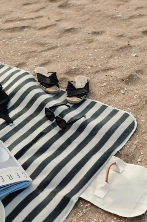 Gift Campaign Coperte picnic in pile a righe richiudibile con manico Picnic EcoSoft> Gadget Ecologici|Coperte