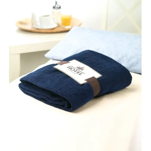 Gift Campaign Coperte pile nastro biglietto personalizzabile 240 gr/m2 Yellow Stone> Coperte