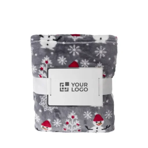 Gift Campaign Coperte pubblicitarie con motivi natalizi stampati 260 g/m2> Coperte