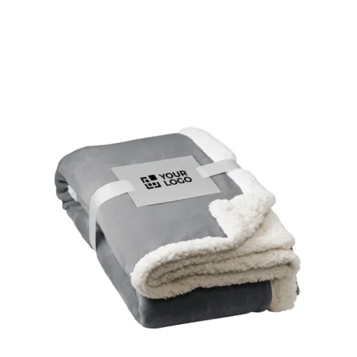 Gift Campaign Coperte reversibili con zip bordo 225 g/m2 Sant Moritz> Coperte