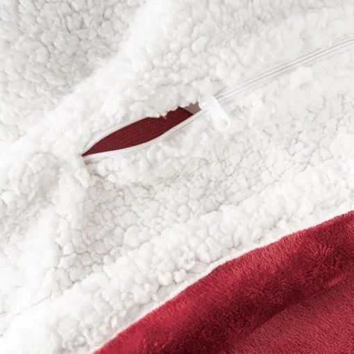 Gift Campaign Coperte reversibili con zip bordo 225 g/m2 Sant Moritz> Coperte