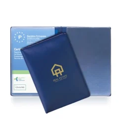 Gift Campaign Copertina portadocumenti in PVC con 2 scomparti interni trasparenti> Portafogli