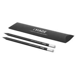 Gift Campaign Coppia di matite promozionali in astuccio regalo in carta Duo> Matite Classiche