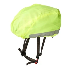 Gift Campaign Copri casco promozionale fluo per bici con fasce riflettenti Reflex> Gadget Per Bicicletta|Impermeabili