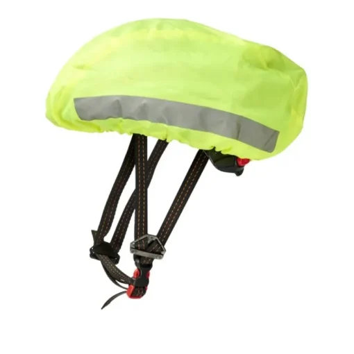 Gift Campaign Copri casco promozionale fluo per bici con fasce riflettenti Reflex> Gadget Per Bicicletta|Impermeabili