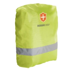 Gift Campaign Copri zaino con logo aziendale fluo con fascia riflettente Reflex XL> Gadget Per Bicicletta|Impermeabili
