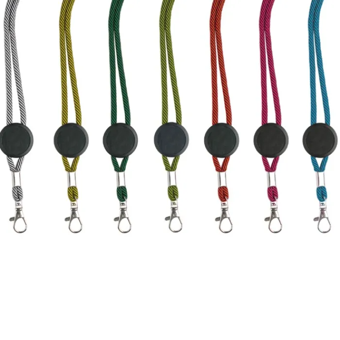 Gift Campaign Cordino porta badge tubolare regolabile con chiusura di sicurezza> Lanyard E Porta Badge Personalizzati