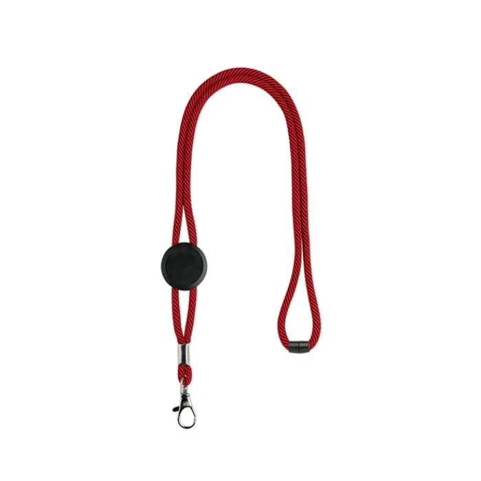 Gift Campaign Cordino porta badge tubolare regolabile con chiusura di sicurezza> Lanyard E Porta Badge Personalizzati