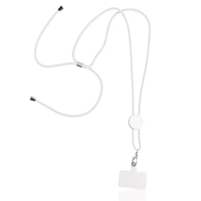 Gift Campaign Cordino porta cellulare in rPET regolabile e personalizzabile> Lanyard E Porta Badge Personalizzati