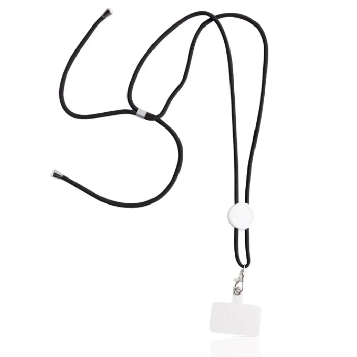 Gift Campaign Cordino porta cellulare in rPET regolabile e personalizzabile> Lanyard E Porta Badge Personalizzati