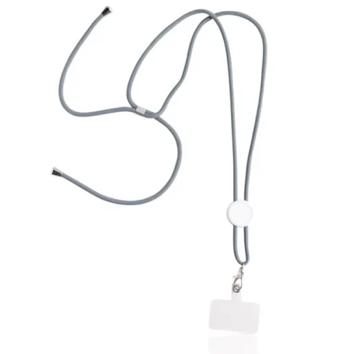 Gift Campaign Cordino porta cellulare in rPET regolabile e personalizzabile> Lanyard E Porta Badge Personalizzati
