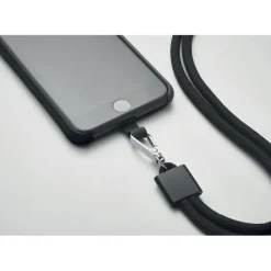 Gift Campaign Cordino tubolare porta telefono in RPET di colore></noscript> Lanyard E Porta Badge Personalizzati