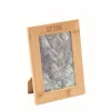 Gift Campaign Cornice promozionale con logo in legno rettangolare 10x15cm Wood> Gadget Per L'Ufficio