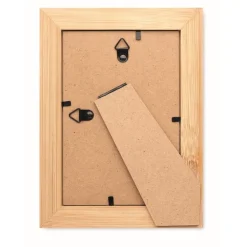 Gift Campaign Cornice promozionale con logo in legno rettangolare 10x15cm Wood></noscript> Gadget Per L'Ufficio