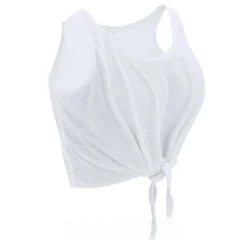 Gift Campaign Crop top da donna con nodo in in morbido poliestere 130 g/m2></noscript> Gadget Palestra|Magliette Personalizzate