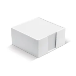 Gift Campaign Cubo di 320 foglietti bianchi di carta senza legno da 90g/m2> Post-It E Memo