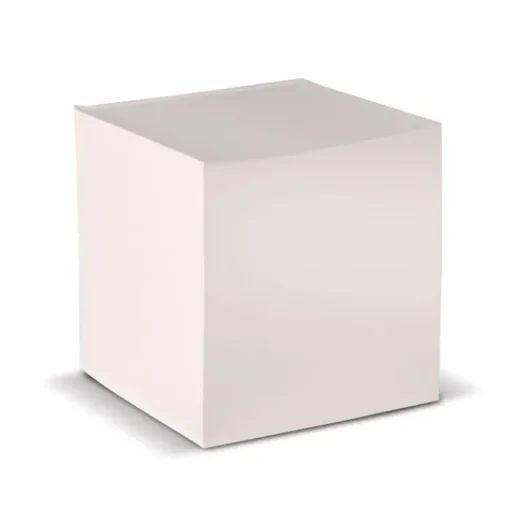 Gift Campaign Cubo di 840 foglietti bianchi di carta riciclata 90g/m2 per appunti> Post-It E Memo|Block Notes