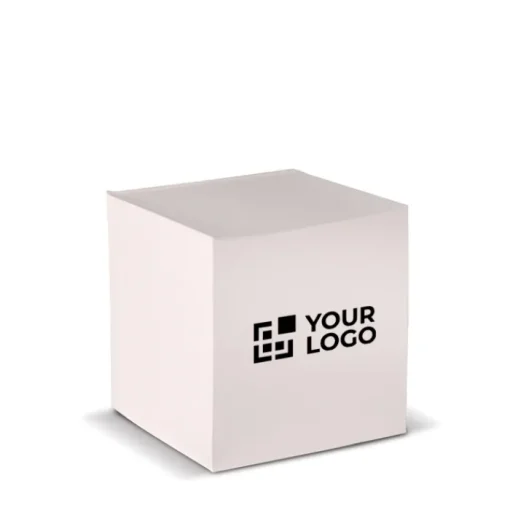 Gift Campaign Cubo di 840 foglietti bianchi di carta riciclata 90g/m2 per appunti> Post-It E Memo|Block Notes