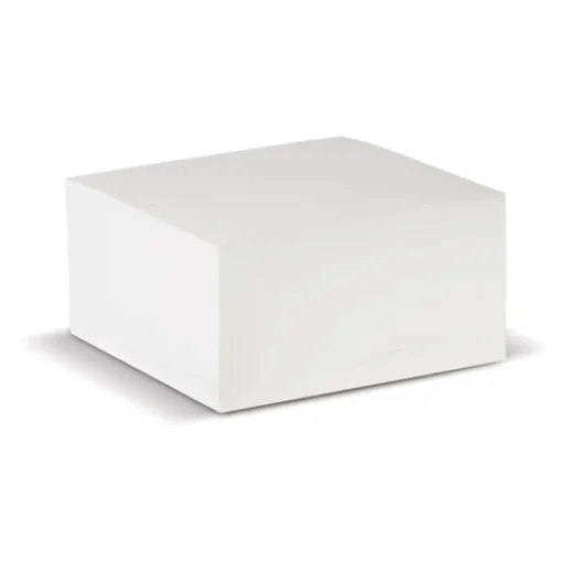 Gift Campaign Cubo di 420 foglietti bianchi di carta riciclata 90g/m2 per annotare> Post-It E Memo|Block Notes
