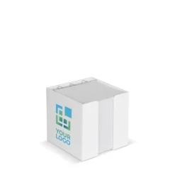 Gift Campaign Cubo di plastica porta notes con 800 foglietti da 90g/m2 e portapenne></noscript> Post-It E Memo