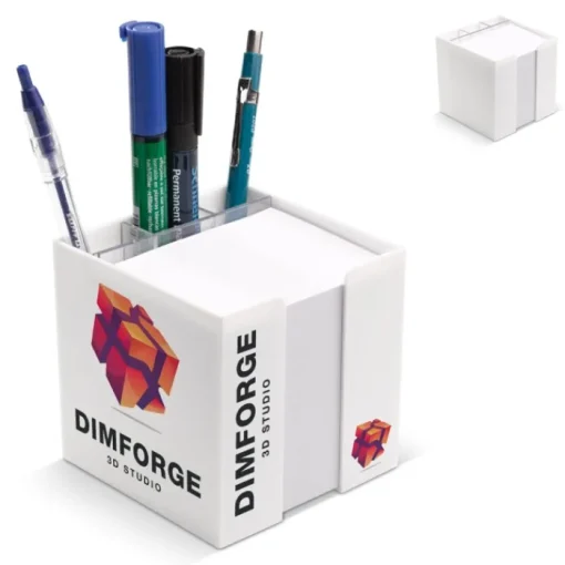 Gift Campaign Cubo post-it con 800 foglietti lisci FSC in scatola con scomparti> Block Notes