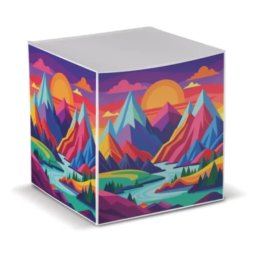 Gift Campaign Cubo post-it con 840 foglietti lisci certificati FSC 10x10x10 cm> Block Notes