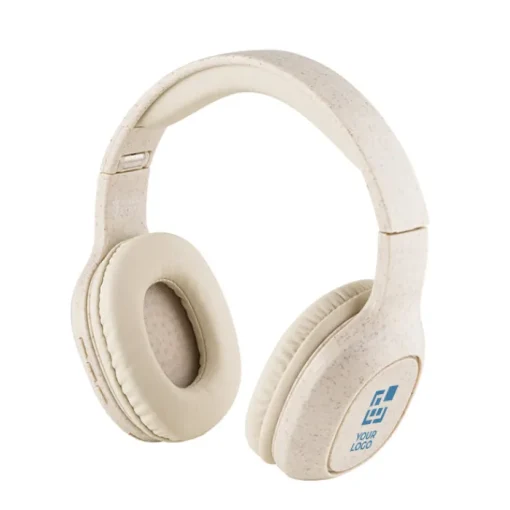 Gift Campaign Cuffie bluetooth pieghevoli in fibra di paglia di grano e ABS Fold> Cuffie Personalizzate
