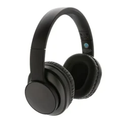 Gift Campaign Cuffie pieghevoli in alluminio riciclato con bassi potenti Terra> Gadget Ecologici|Cuffie Personalizzate