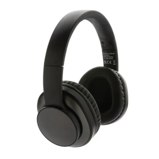 Gift Campaign Cuffie pieghevoli in alluminio riciclato con bassi potenti Terra> Gadget Ecologici|Cuffie Personalizzate