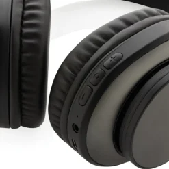 Gift Campaign Cuffie pieghevoli in alluminio riciclato con bassi potenti Terra></noscript> Gadget Ecologici|Cuffie Personalizzate