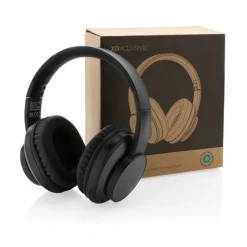 Gift Campaign Cuffie pieghevoli in alluminio riciclato con bassi potenti Terra></noscript> Gadget Ecologici|Cuffie Personalizzate