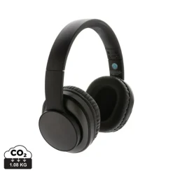 Gift Campaign Cuffie pieghevoli in alluminio riciclato con bassi potenti Terra></noscript> Gadget Ecologici|Cuffie Personalizzate