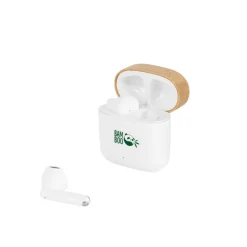 Gift Campaign Cuffie wireless con custodia in bambù e 5 ore di autonomia> Auricolari Personalizzati